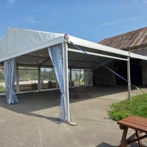 White & Clear Top Tent Rentals – Multiple Sizes (30x30 to 30x90)
